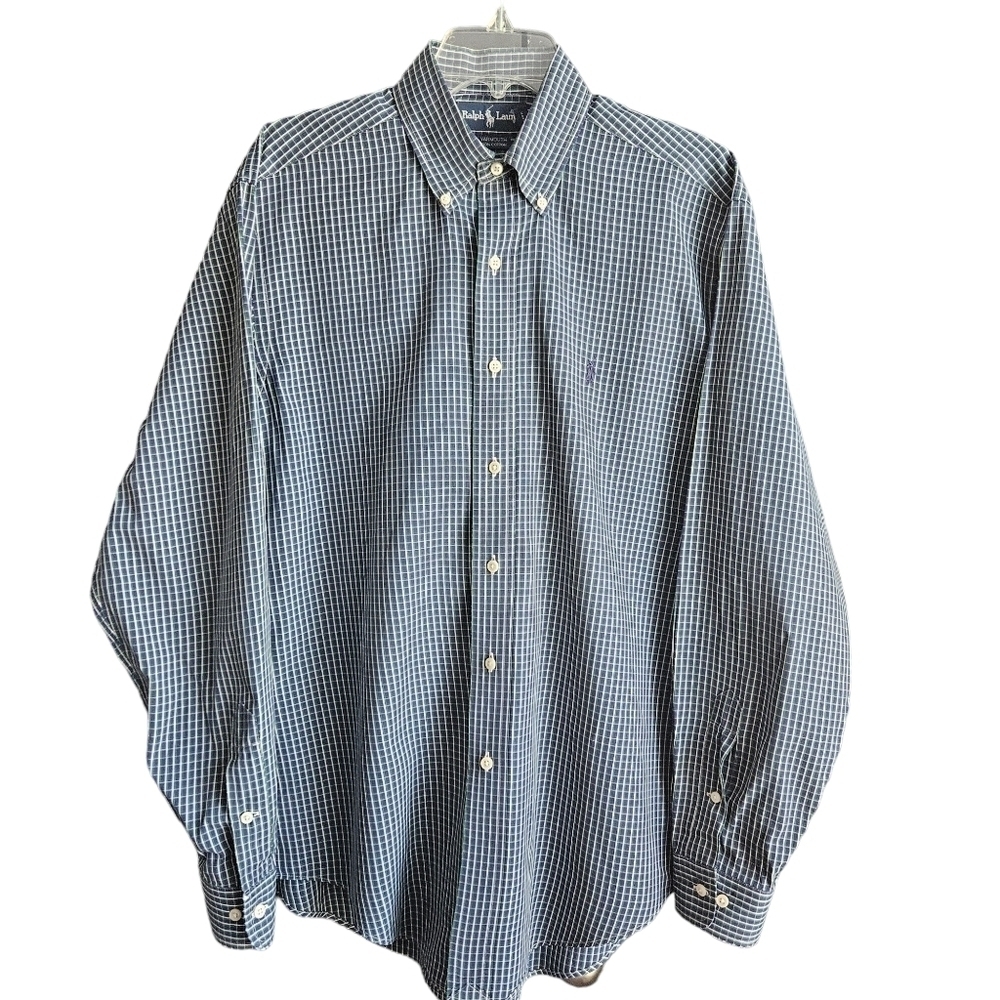 Ralph Lauren Mens Varmouth 100% Cotton Button Down Sz 15.5 34/35